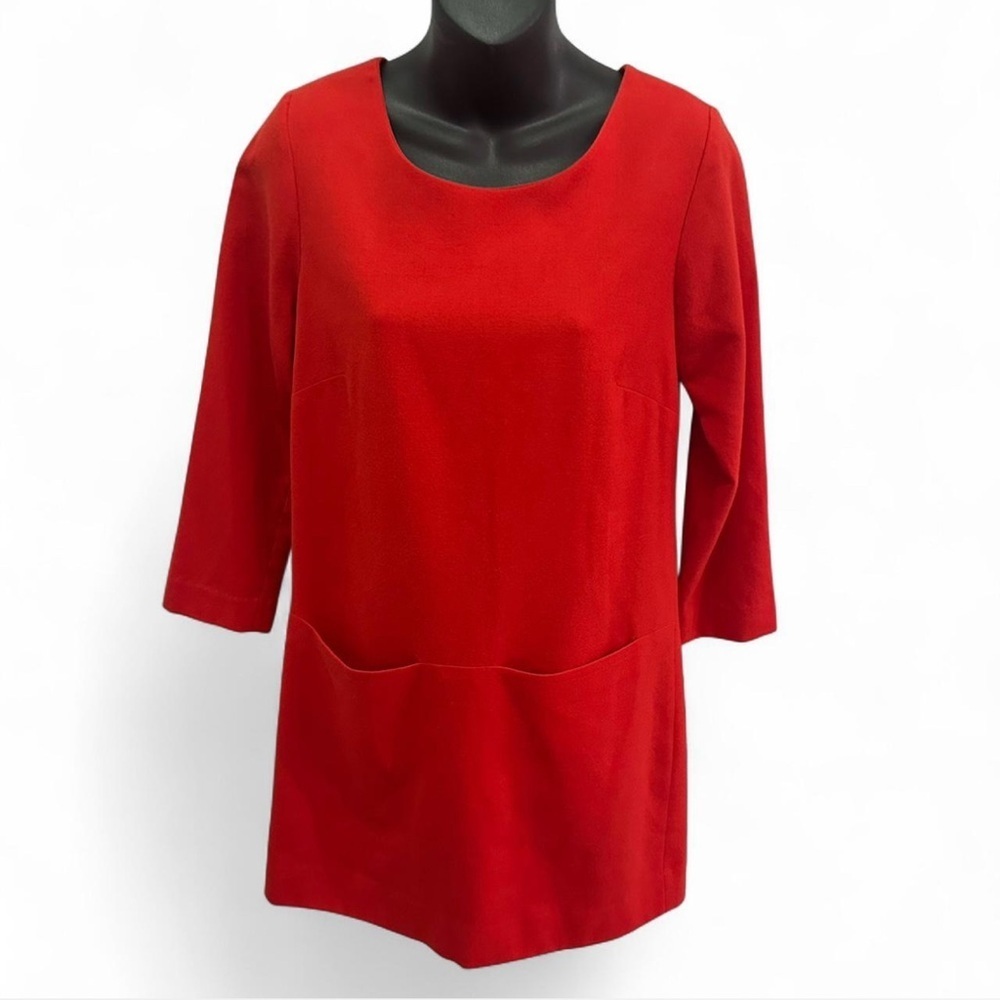 J. Crew Vibrant Orange Mini Dress